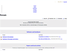 Tablet Screenshot of forum.chronojump.org