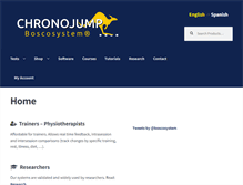 Tablet Screenshot of chronojump.org